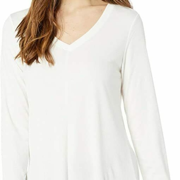 Fresh Produce White Byron Long Sleeve Top M - Picture 1 of 2